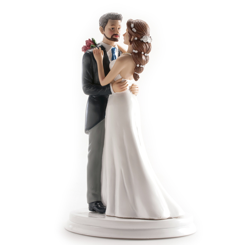 Figurka na dort - nevěsta a ženich tančící valčík 1